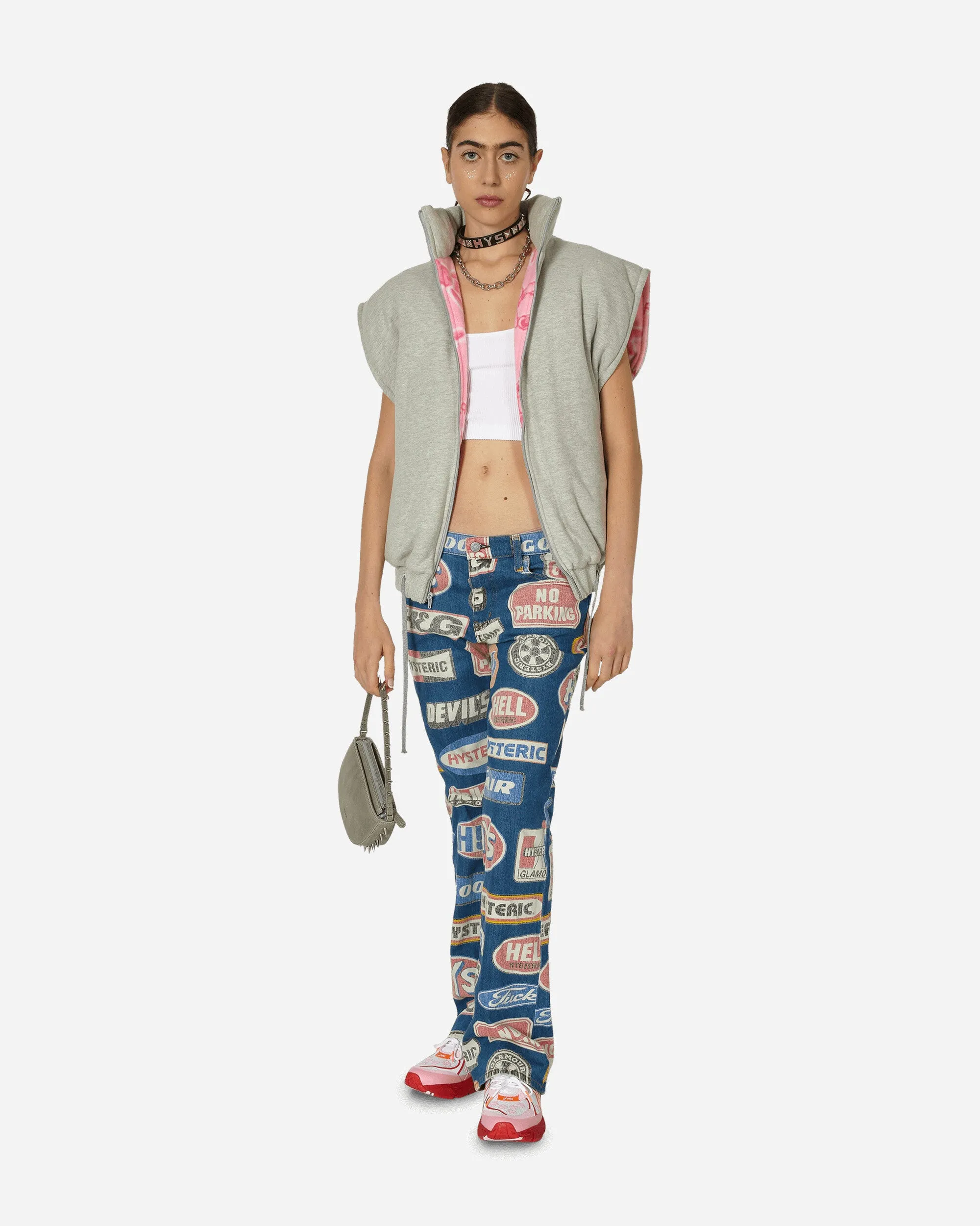 Hysteric Motor Pattern Flare Denim Hose Indigo