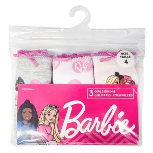 Jellifish Barbie Mädchen Bikini Unterwäsche - 3er Pack (4 bis 8 Jahre) Babykids Jellifish Kinder