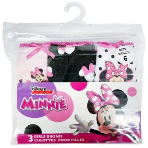 Jellifish Disney Minnie Mädchen Bikini Unterwäsche - 3er Pack (2 bis 6x) Babykids Jellifish Kinder
