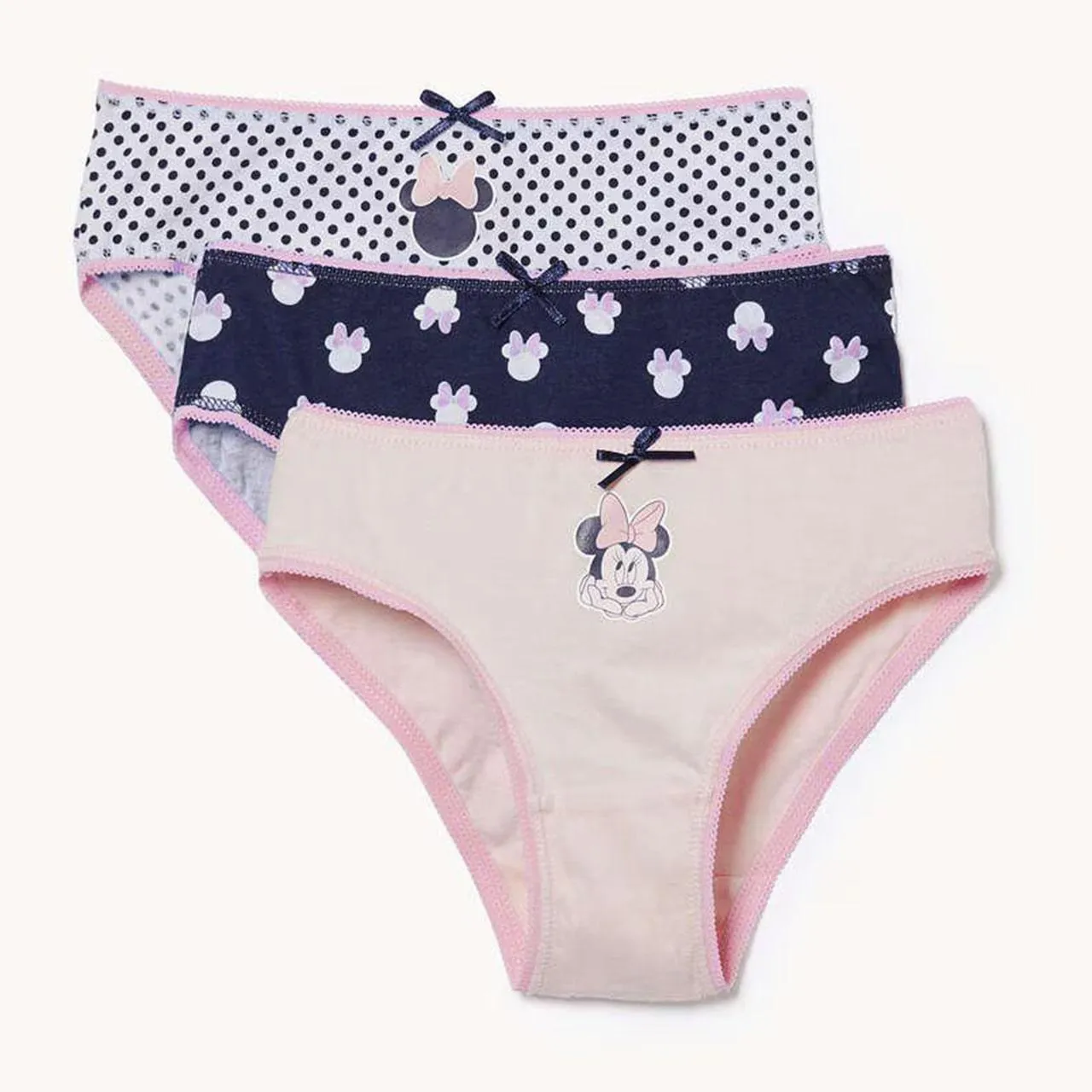 Jellifish Disney Minnie Mädchen Bikini Unterwäsche - 3er Pack (2 bis 6x) Babykids Jellifish Kinder