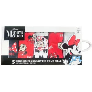 Jellifish Disney Minnie Mädchen Bikini Unterwäsche - 5er Pack (2 bis 6x) Babykids Jellifish Kinder