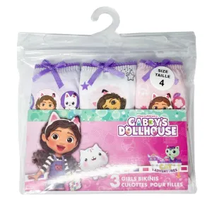 Jellifish Gabby's Puppenhaus Mädchen Bikini Unterwäsche - 3er Pack (2 bis 6x) Babykids Jellifish Kinder