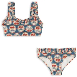 Konges Sløjd Kirschblüten-Schleife Blauer Maya-Bikini Grs Konges Sloejd