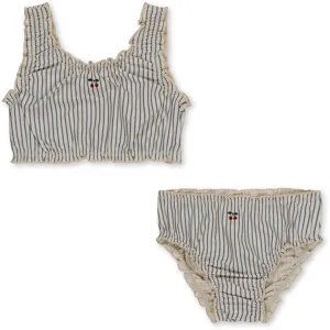 Konges Sløjd Collette Bikini Blau Gestreift Konges Sloejd