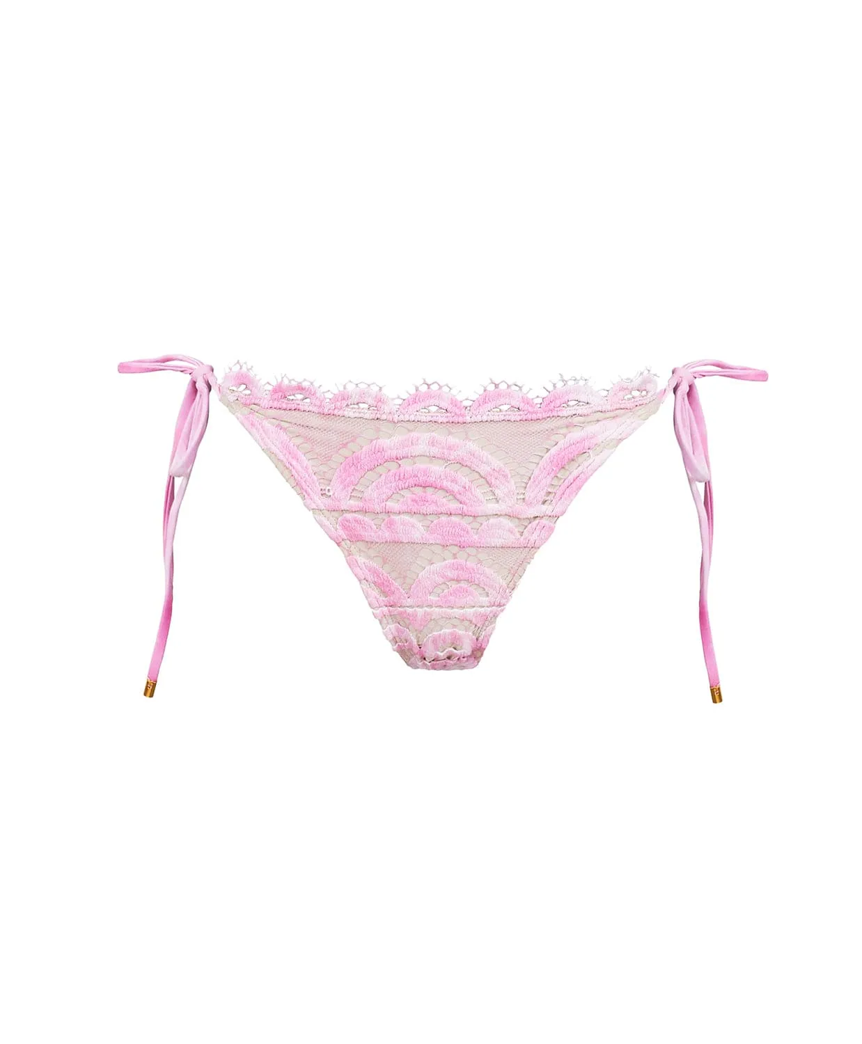 Spitzen-Bikini-Höschen mit Seitenschleifen