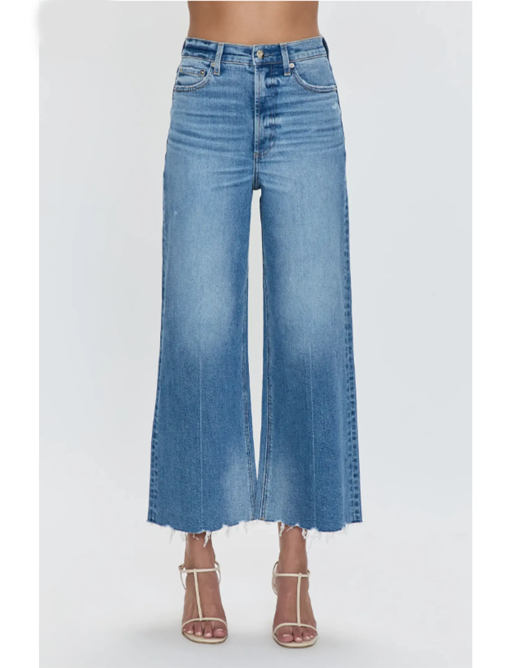 Lana Crop Weite Denimhose, Rhythm Vintage Kleidung_pistola