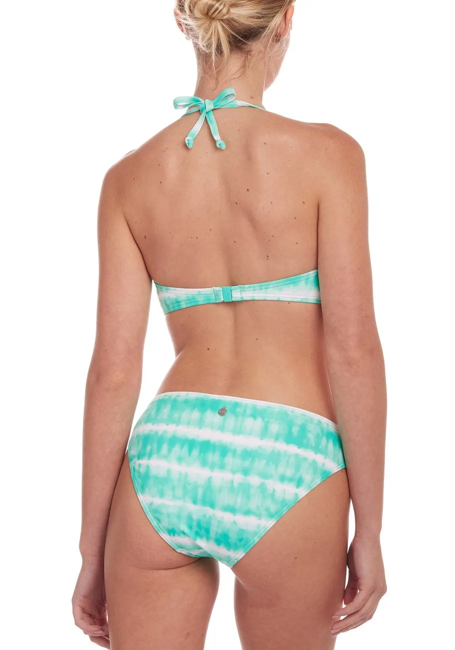 LASCANA Damen Tie-Dye Wickel-Bikini-Badehosentteil