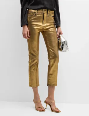 Le High Metallic Gerade, Gold Chrom Bekleidungsrahmen