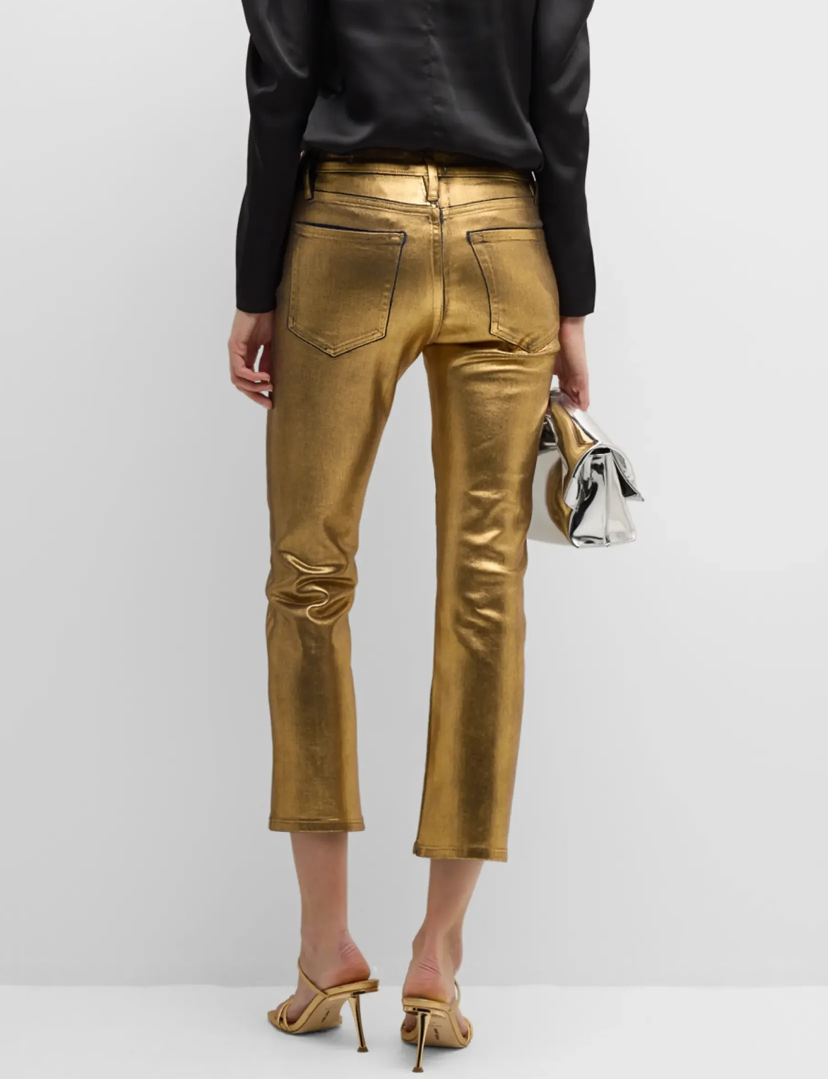 Le High Metallic Gerade, Gold Chrom Bekleidungsrahmen