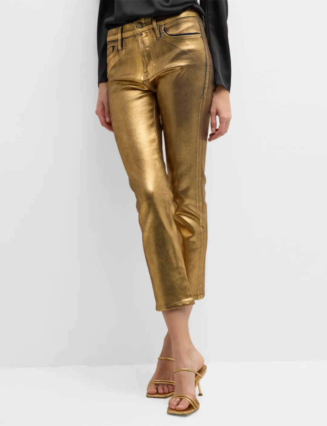 Le High Metallic Gerade, Gold Chrom Bekleidungsrahmen