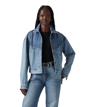 Levi's Kleidung Geschrumpfte 90er Truckerjacke in Ironic Iconic