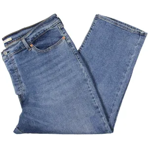 Levi's Damen Plus Cropped High Rise High-Waisted Jeans