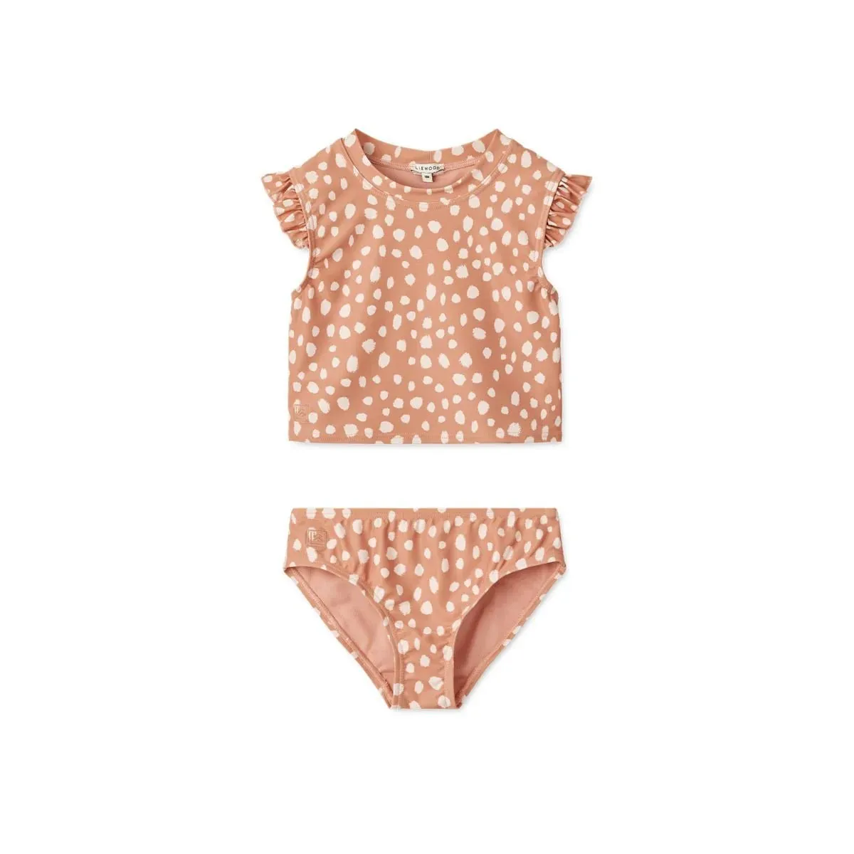 Liewood: Judie Bedruckter Bikini-Set - Leopardenmuster / Toskanarose
