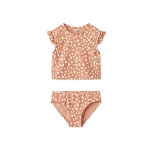 Liewood: Judie Bedruckter Bikini-Set - Leopardenmuster / Toskanarose