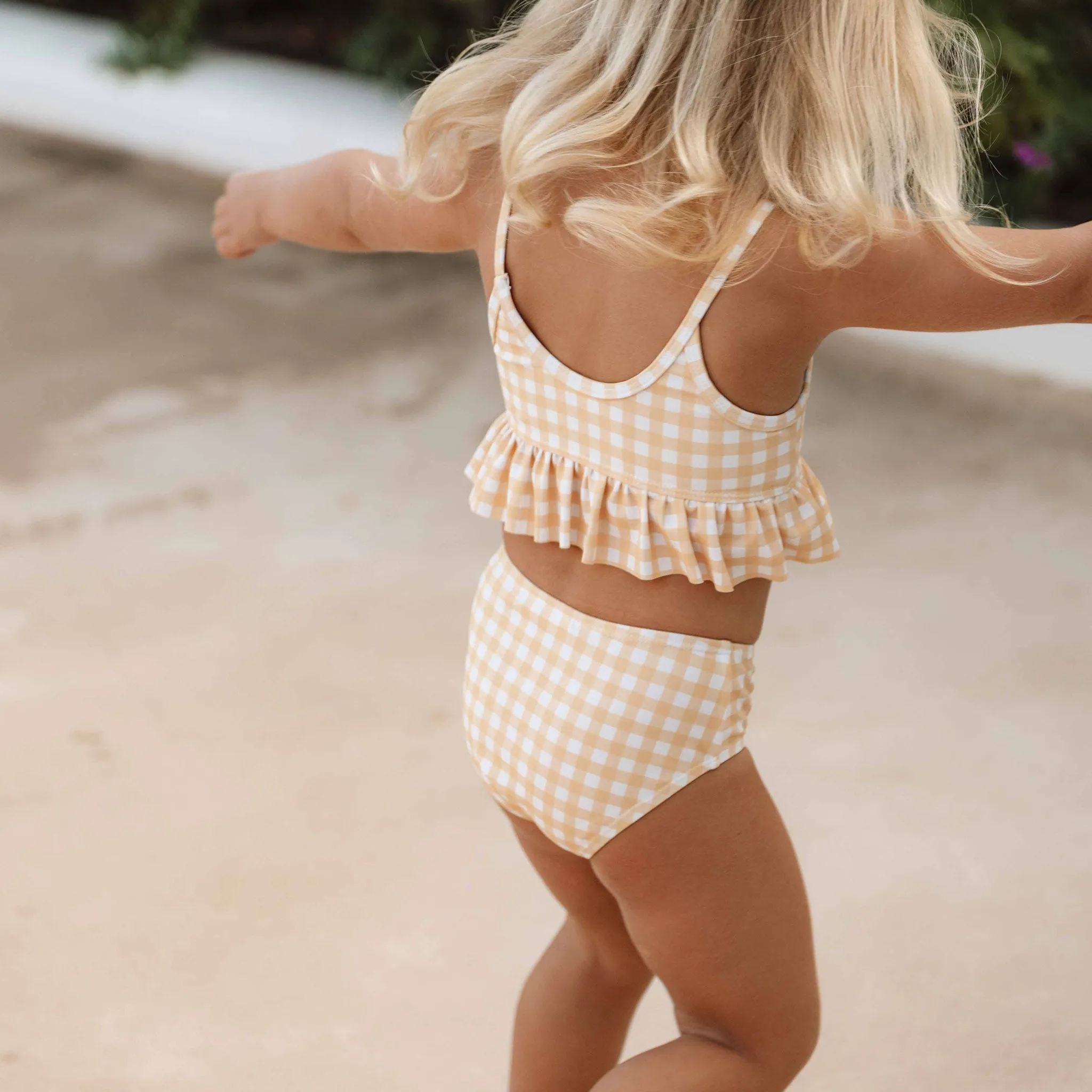 Little Dutch Rüschen-Bikini - Sonnenschein-Karo