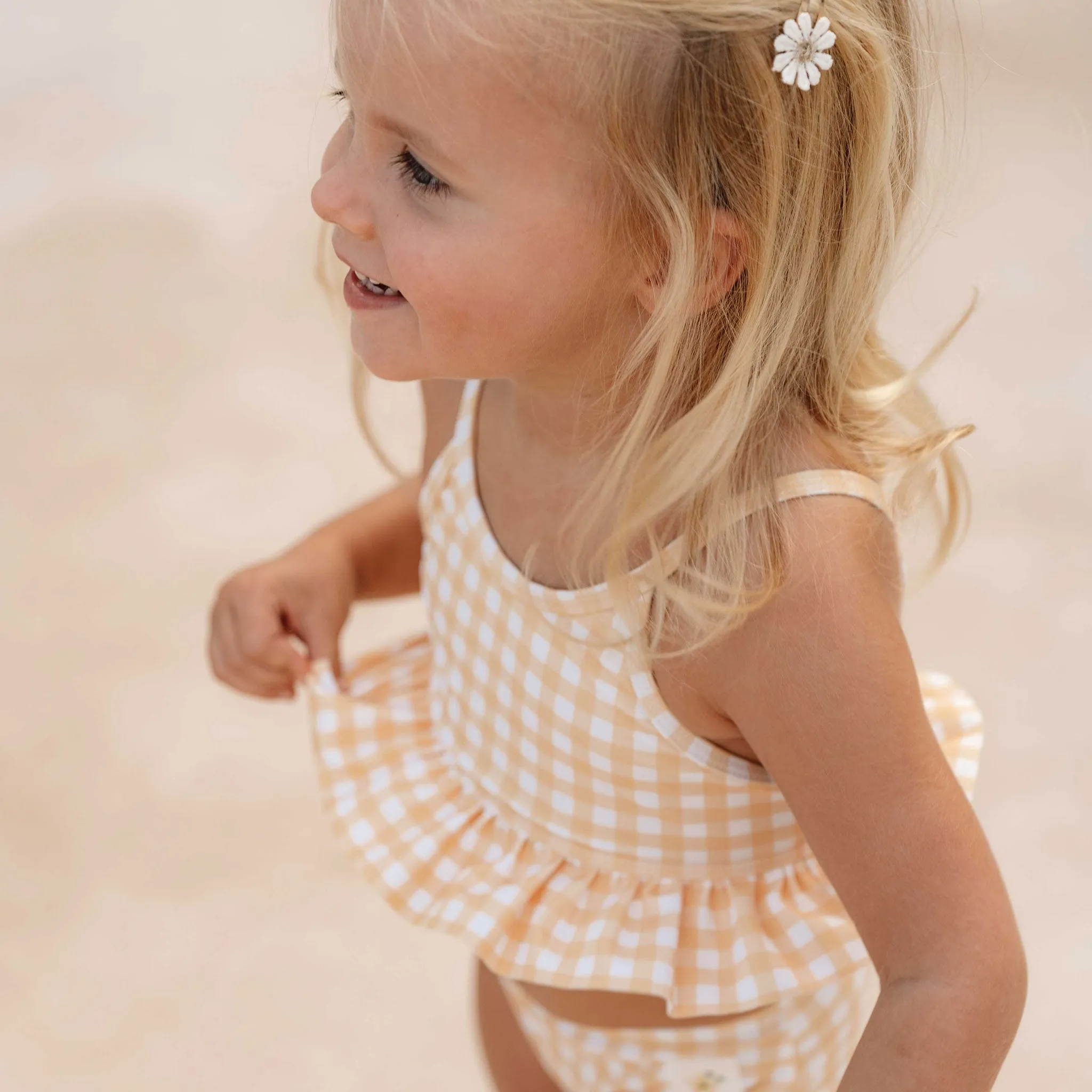 Little Dutch Rüschen-Bikini - Sonnenschein-Karo