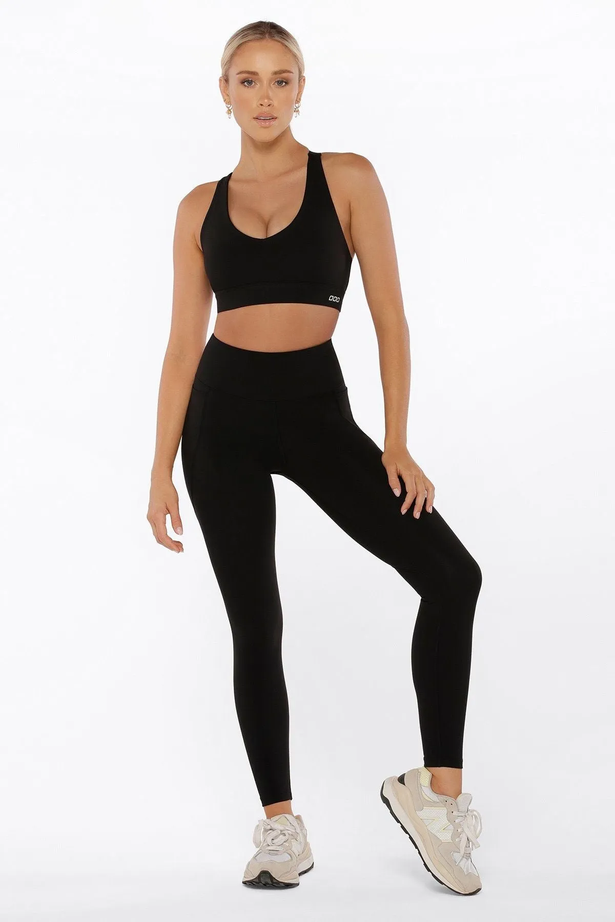Lorna Jane Kleidung Amy Telefon-Tasche Ganzkörper Tech-Leggings
