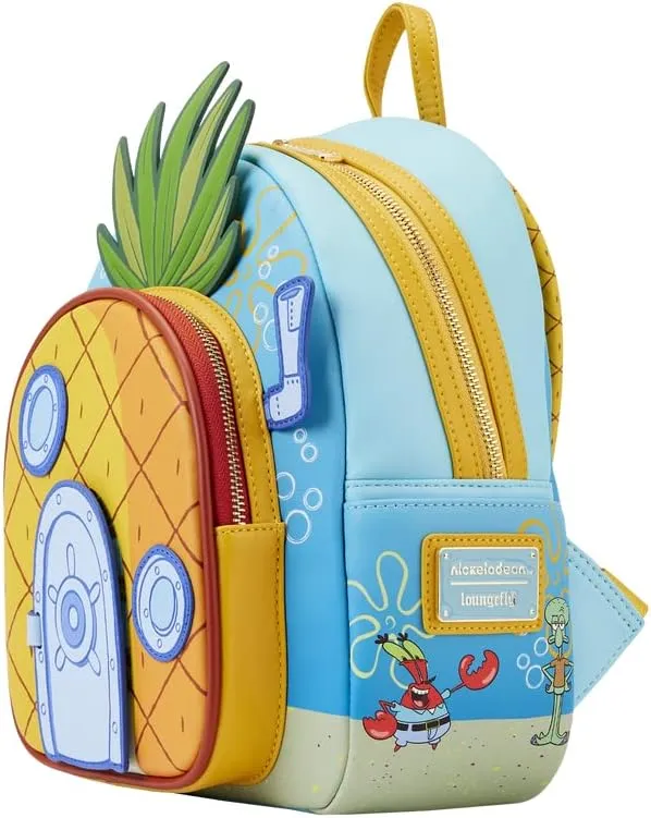 Loungefly Accessoires Loungefly Spongebob Schwammkopf Ananas-Haus Mini-Rucksack (Modellnummer)