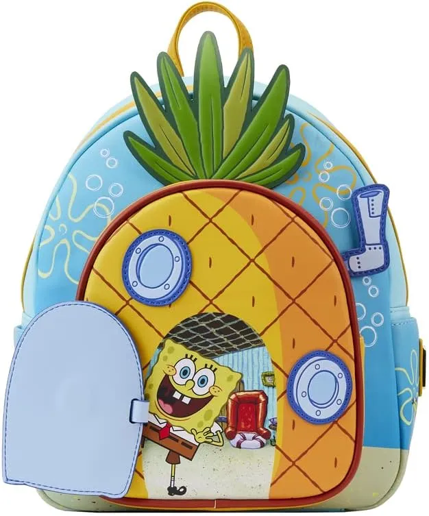 Loungefly Accessoires Loungefly Spongebob Schwammkopf Ananas-Haus Mini-Rucksack (Modellnummer)