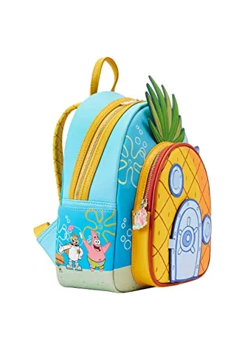Loungefly Accessoires Loungefly Spongebob Schwammkopf Ananas-Haus Mini-Rucksack (Modellnummer)