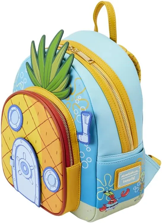 Loungefly Accessoires Loungefly Spongebob Schwammkopf Ananas-Haus Mini-Rucksack (Modellnummer)