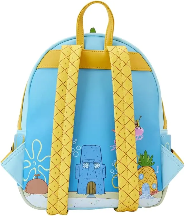 Loungefly Accessoires Loungefly Spongebob Schwammkopf Ananas-Haus Mini-Rucksack (Modellnummer)