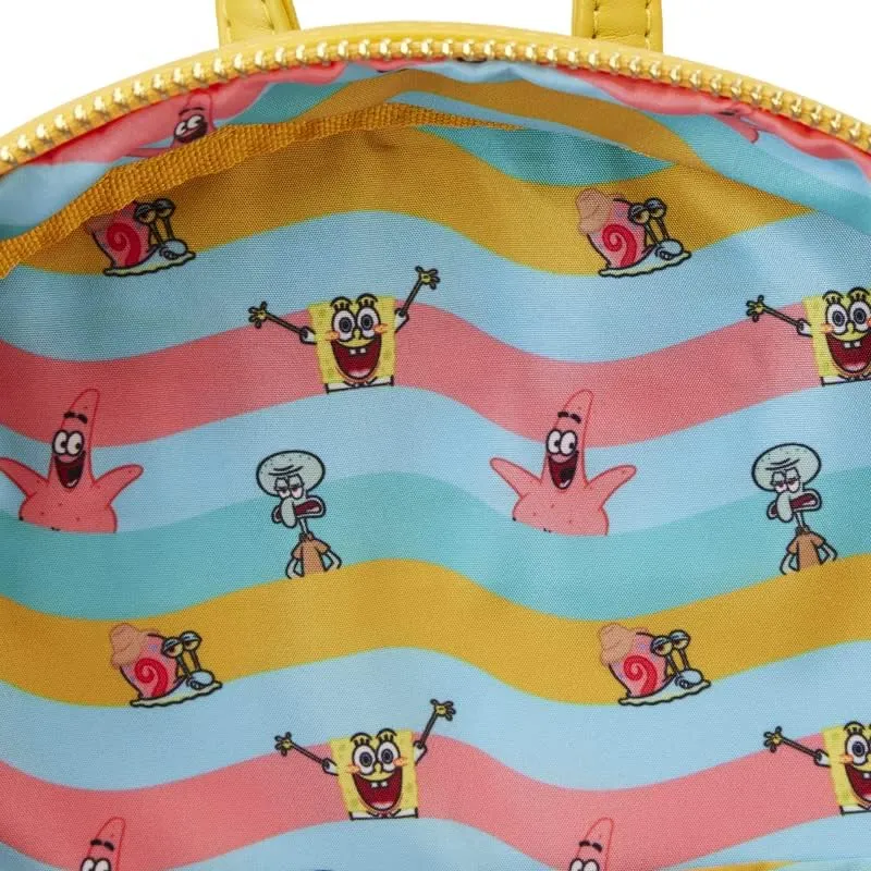Loungefly Accessoires Loungefly Spongebob Schwammkopf Ananas-Haus Mini-Rucksack (Modellnummer)