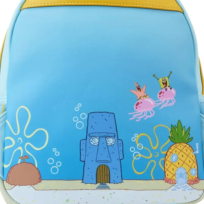 Loungefly Accessoires Loungefly Spongebob Schwammkopf Ananas-Haus Mini-Rucksack (Modellnummer)