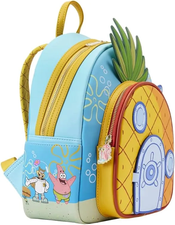 Loungefly Accessoires Loungefly Spongebob Schwammkopf Ananas-Haus Mini-Rucksack (Modellnummer)