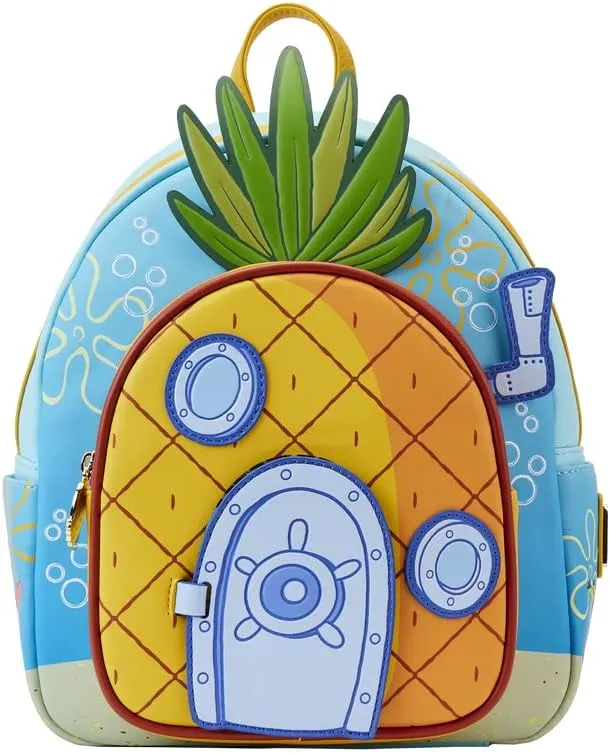 Loungefly Accessoires Loungefly Spongebob Schwammkopf Ananas-Haus Mini-Rucksack (Modellnummer)