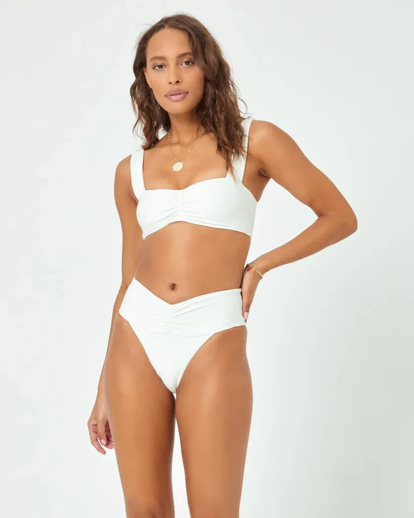 LSPACE Bardot Bikini-Höschen - Creme