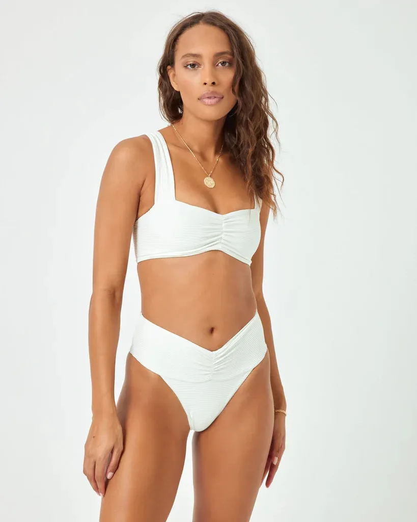 LSPACE Bardot Bikini-Höschen - Creme