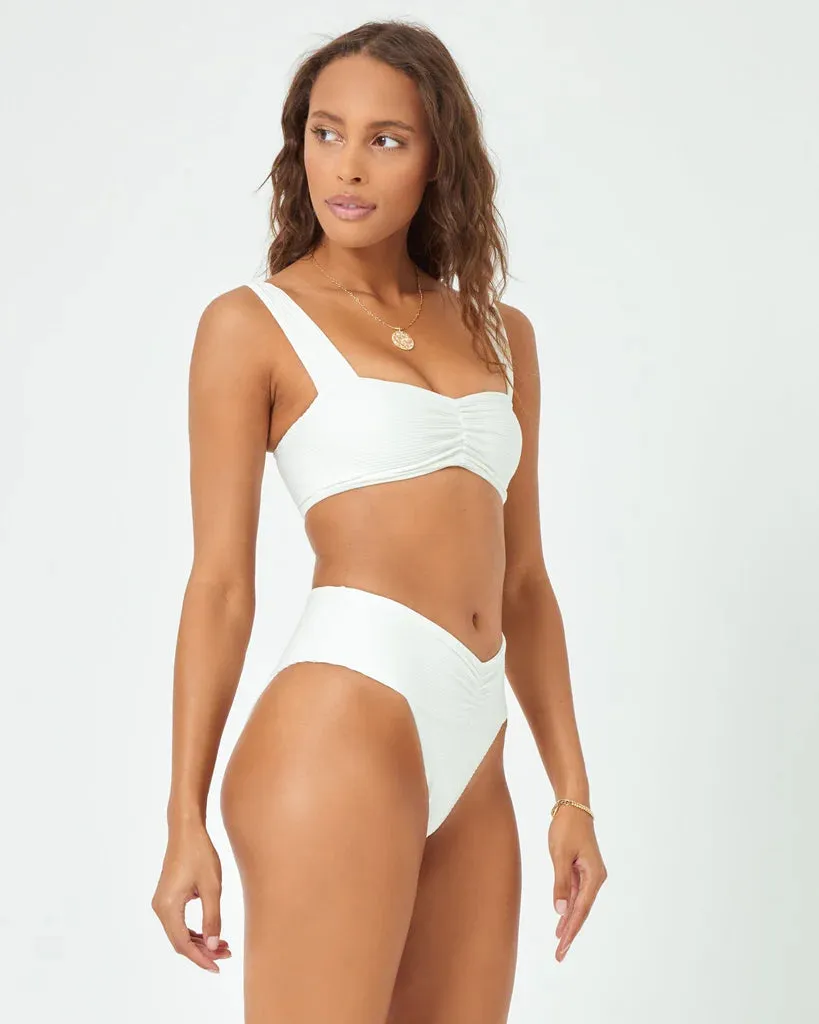 LSPACE Bardot Bikini-Höschen - Creme