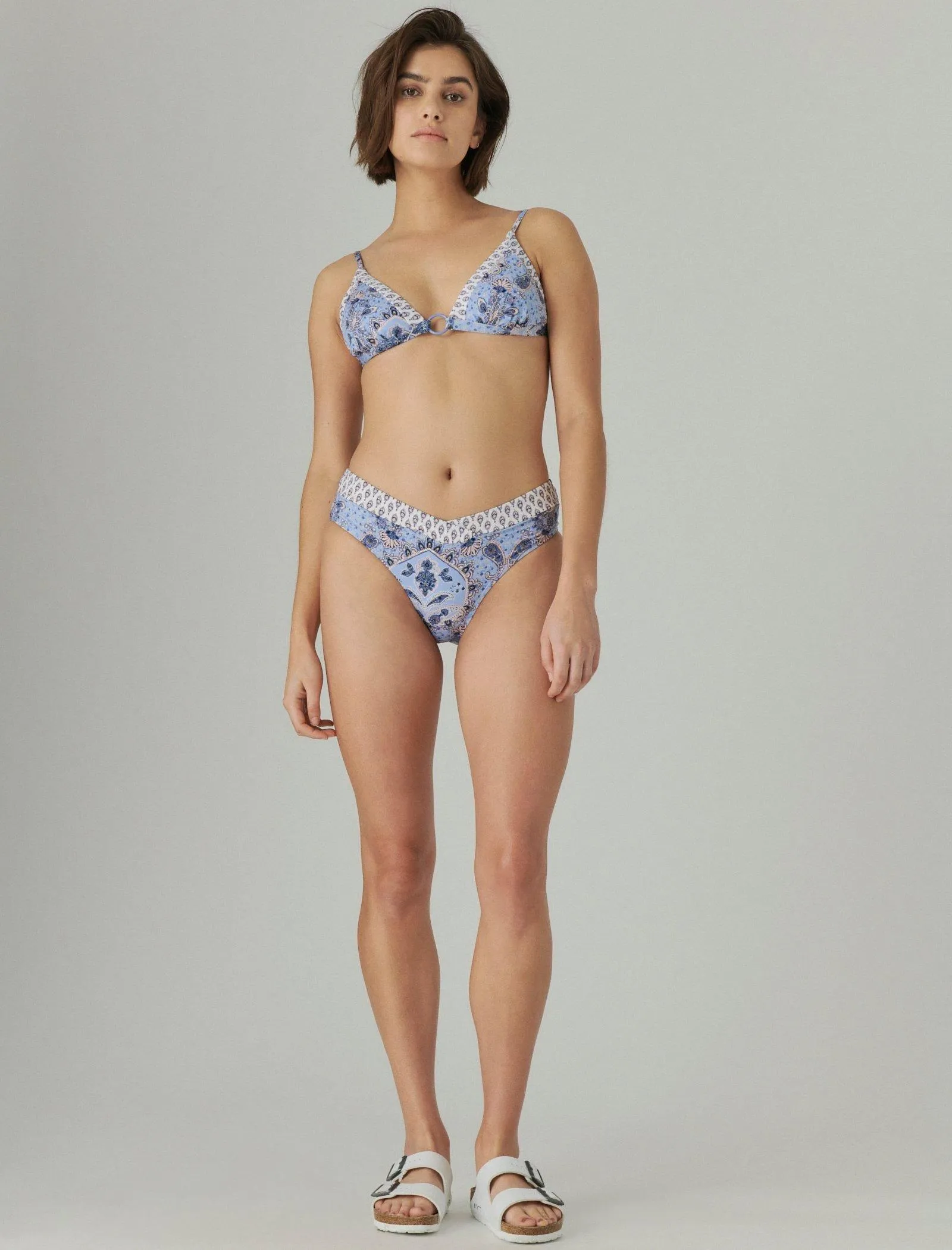 Lucky Brand Damen Border Print Hose