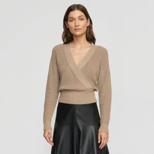 Maren V-Ausschnitt Crop-Pullover