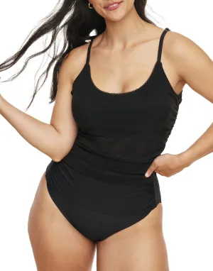 Marseille Damen Plus-Size Badeanzug Tankini Top