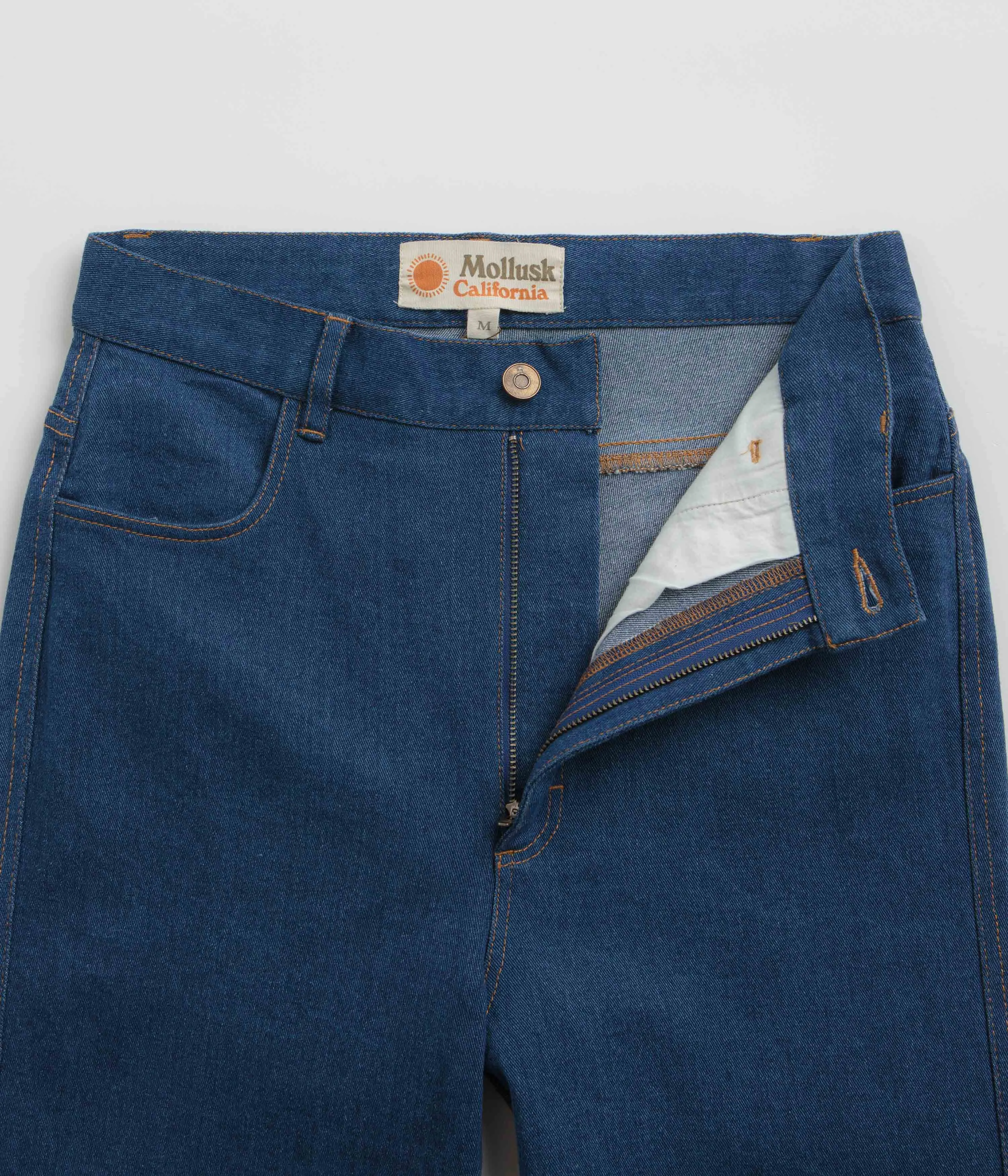 Mollusk Damen Bella Jeans - Dunkelindigo Mollusk Kleidung
