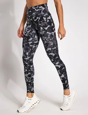 Bewegungsdruck Leggings - Schwarz/Titangrau Under Armour Kleidung