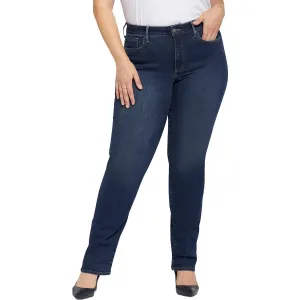 NYDJ Damen Plus Marilyn Tencel Denim Jeans mit geradem Bein