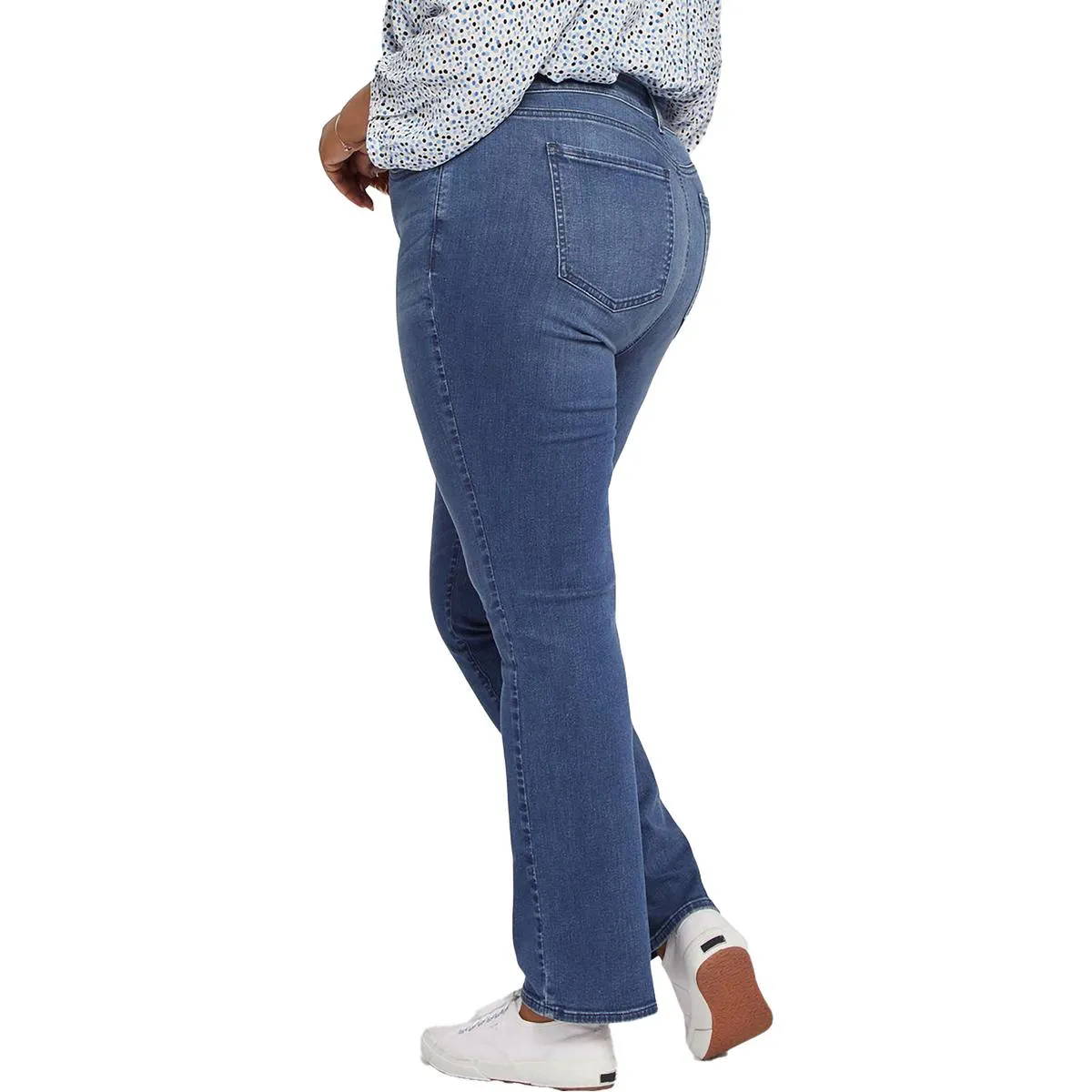 NYDJ Damen Plus Marilyn Tencel Denim Jeans mit geradem Bein