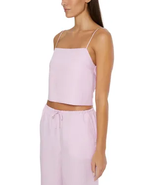 Onia Air Leinen-Mix Tanktop mit quadratischem Ausschnitt