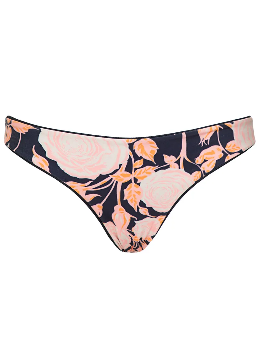 Onyx Schwarz Flirt Low-Rise Bikini-Unterteil