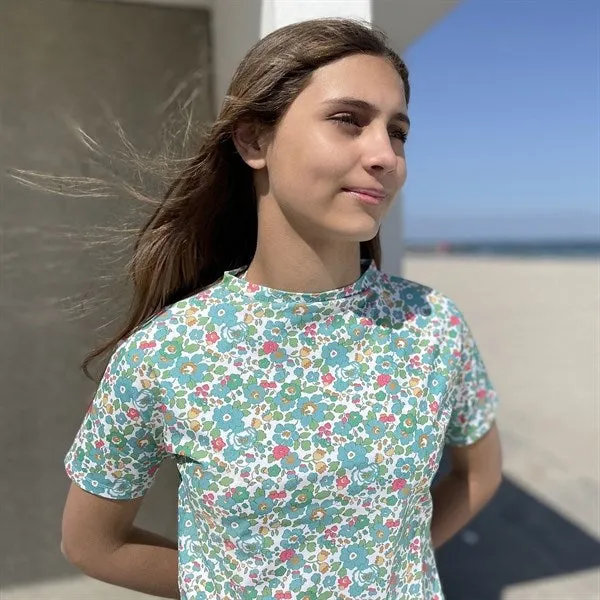 Petit Crabe Betsy D Luna Bootneck-Badeshirt Liberty© Stoff Petit-Crabe