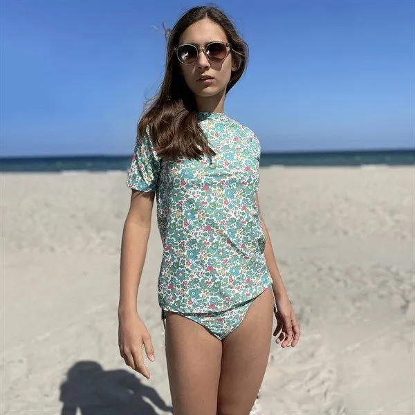 Petit Crabe Betsy D Luna Bootneck-Badeshirt Liberty© Stoff Petit-Crabe