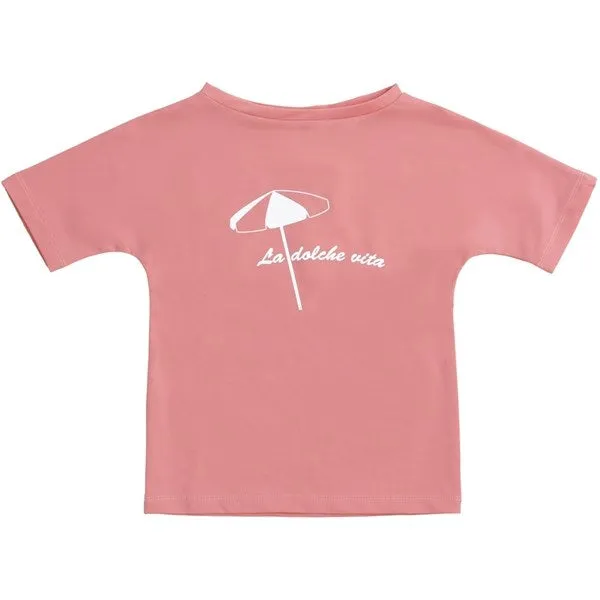 Petit Crabe Zitronenlimonade Luna Vita Bootshals Bade-Shirt Petit-Crabe