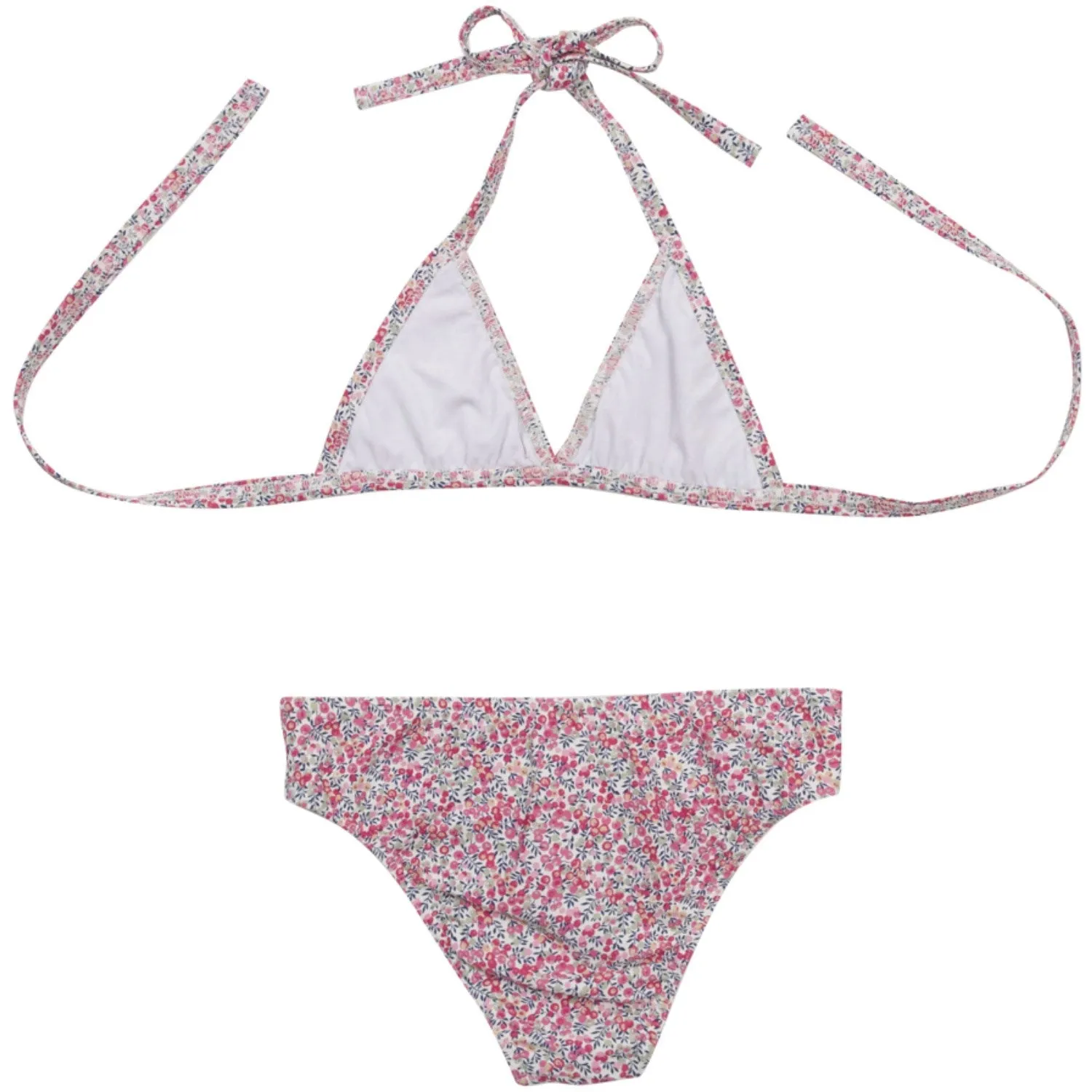 Petit Crabe Wiltshire Bud Elle Triangle Bikini - Hergestellt aus Liberty© Stoff Petit-Crabe
