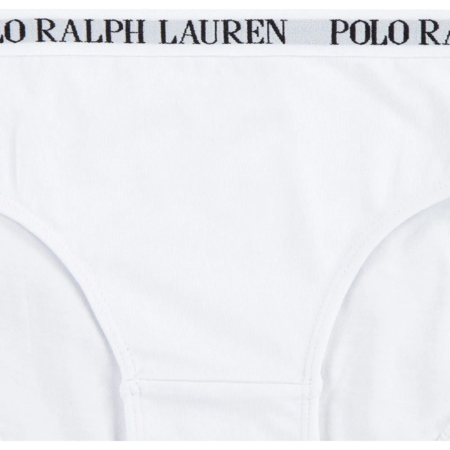 Polo Ralph Lauren Weiß/Polo Schwarz Einfarbig 3er Pack Bikini Polo-Ralph-Lauren