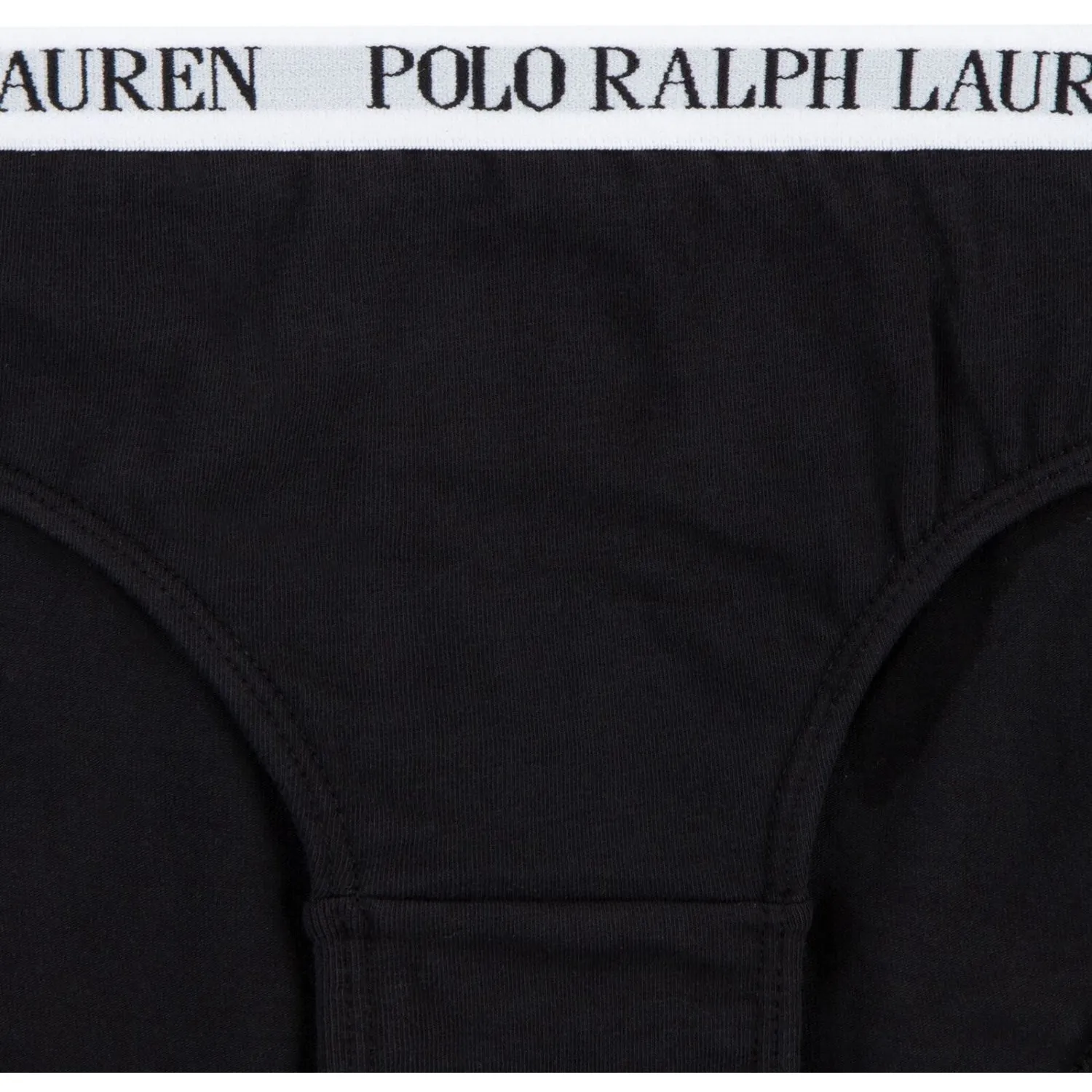 Polo Ralph Lauren Weiß/Polo Schwarz Einfarbig 3er Pack Bikini Polo-Ralph-Lauren