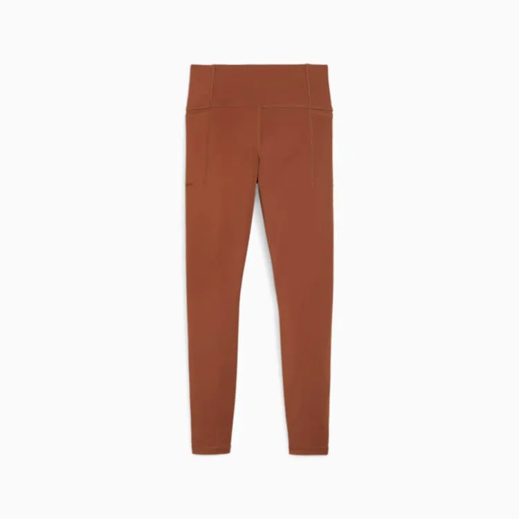 PUMA DAMEN FIT HW FL BRAUNE TIGHTS
