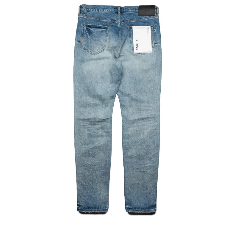 Purple Brand Low Rise Skinny Leg Ice Washed Jeans - Hellindigo
